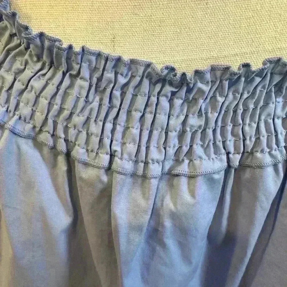 NWT!SPENSE Baby Blue Dress w/smocked neckline w/ pearl embellishments (Size XXL) - Picture 11 of 16